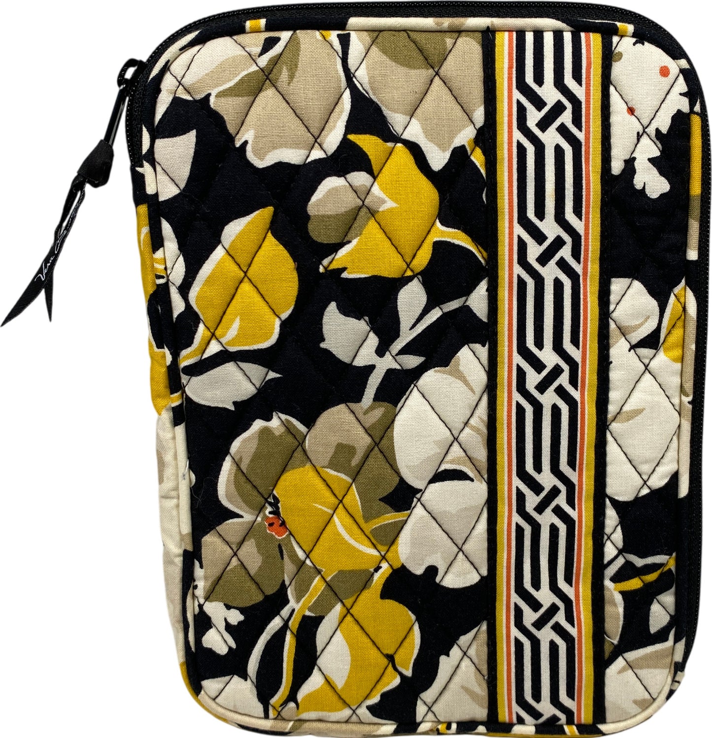 Vera Bradley Women’s Black/White Floral Dogwood Small 9” E-Reader Padded Case