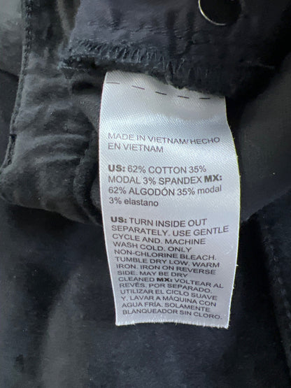 Chico’s Women’s Black Velour Boot Cut Jeans - 2/US 12