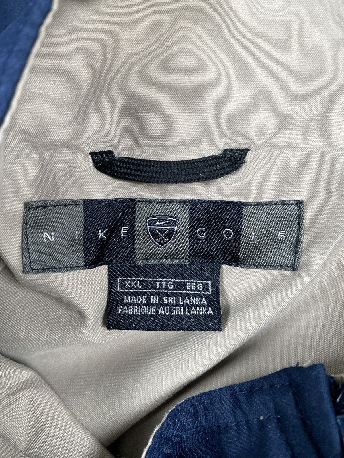 Nike Golf Men’s Blue Long Sleeve Full Zip Jacket - XXL