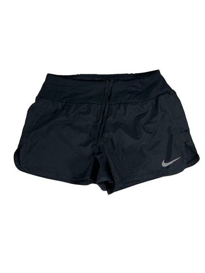 Nike Women’s Black Eclipse 3 Lined Athletic Running Shorts - S