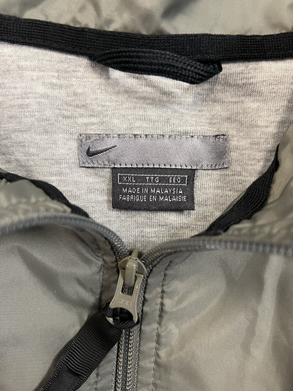 Nike Men’s Gray Long Sleeve Full Zip Windbreaker Jacket - XXL