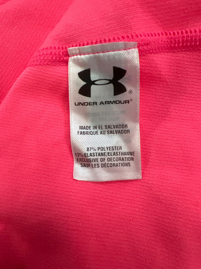 Under Armour Women’s Pink ColdGear Fitted Mock Neck Athletic Shirt - L