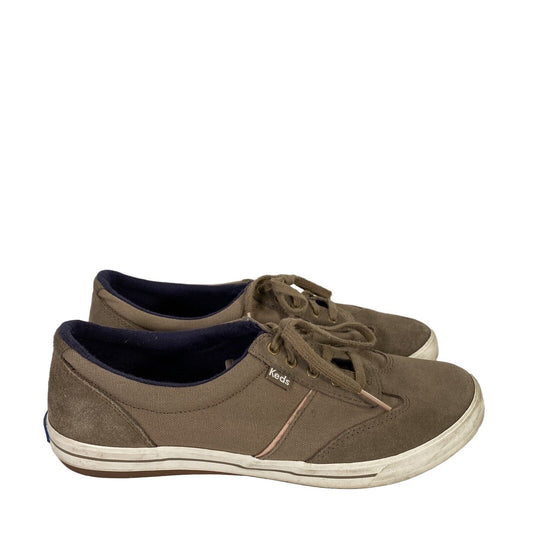 Keds Women's Brown Suede Lace Up Casual Sneakers - 8