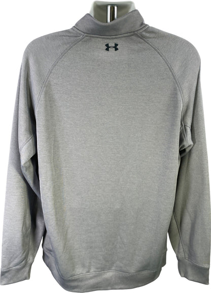 Under Armour Men’s Gray ColdGear 1/4 Zip Pullover Golf Sweatshirt - XXL