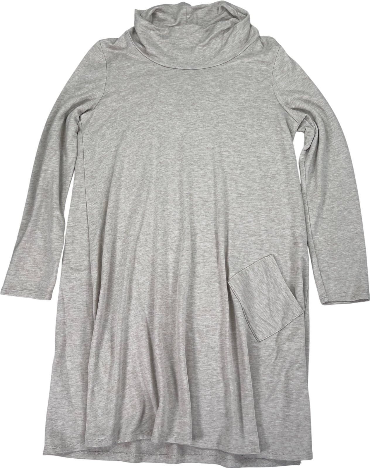 Pure J.Jill Women’s Light Beige Long Sleeve T-Shirt Dress - S