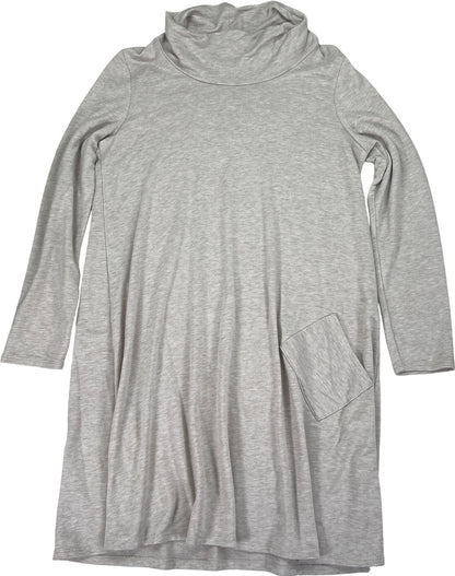 Pure J.Jill Women’s Light Beige Long Sleeve T-Shirt Dress - S