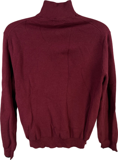 Polo Ralph Lauren Men’s Burgundy 1/4 Zip Long Sleeve Pullover Sweater - XL