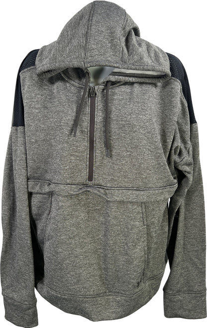 Under Armour Women’s Gray Tech Terry 1/2 Zip Loose Pullover Sweatshirt - XL