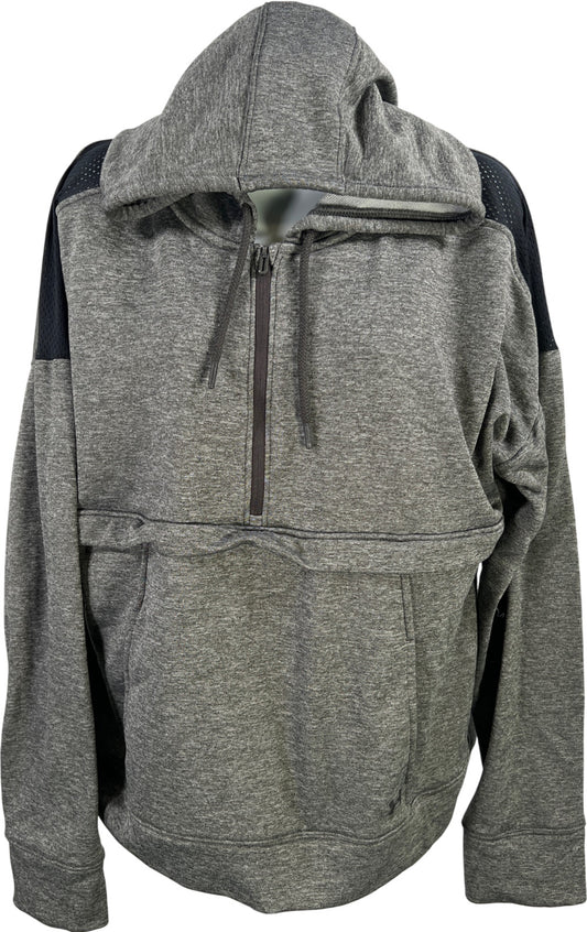 Under Armour Women’s Gray Tech Terry 1/2 Zip Loose Pullover Sweatshirt - XL