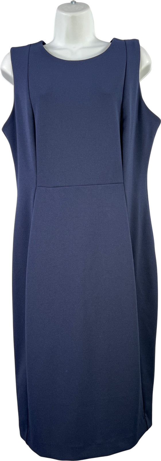 Calvin Klein Women’s Navy Blue Sleeveless Sheath Dress - 12
