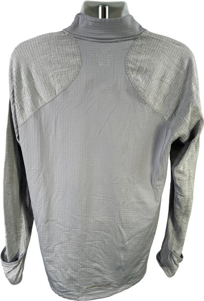 Nike Men’s Gray Therma Sphere 1/4 Zip Long Sleeve Pullover Running Shirt - L