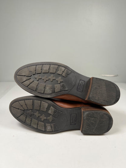 Sam Edelman Women’s Brown Leather Pierce Over The Knee Boots - 8.5