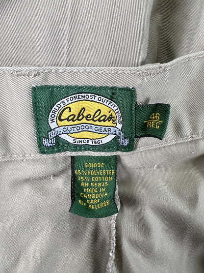 Cabela’s Men’s Beige Straight Leg Khaki Pants - 46