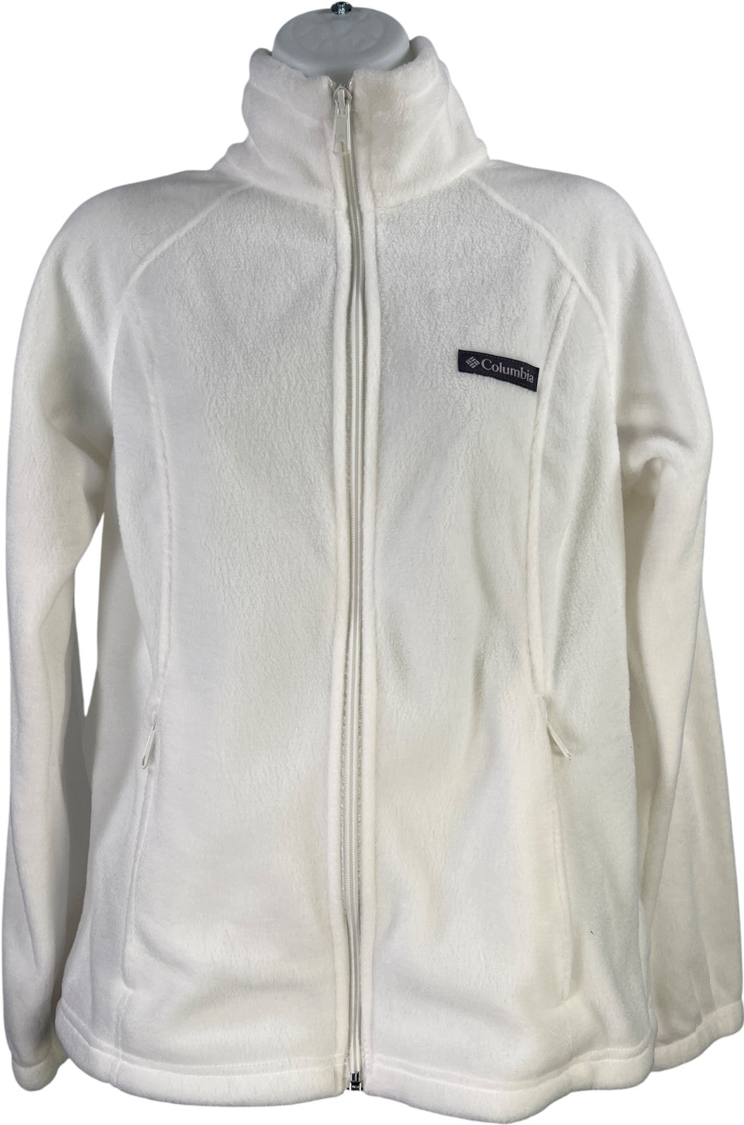 Columbia Women’s White Benton Springs Full Zip Fleece Jacket - M