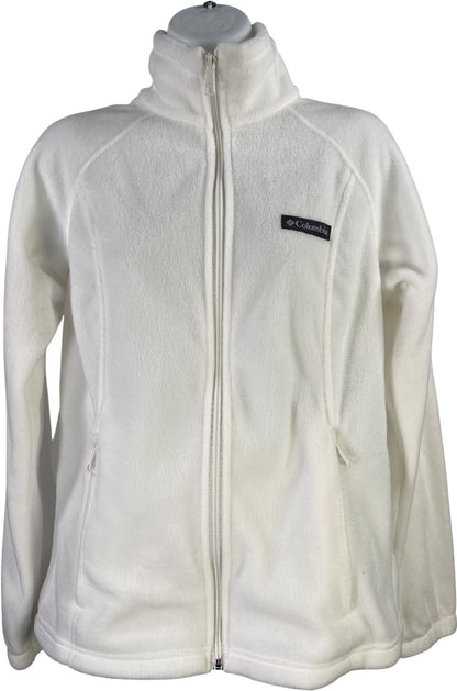 Columbia Women’s White Benton Springs Full Zip Fleece Jacket - M