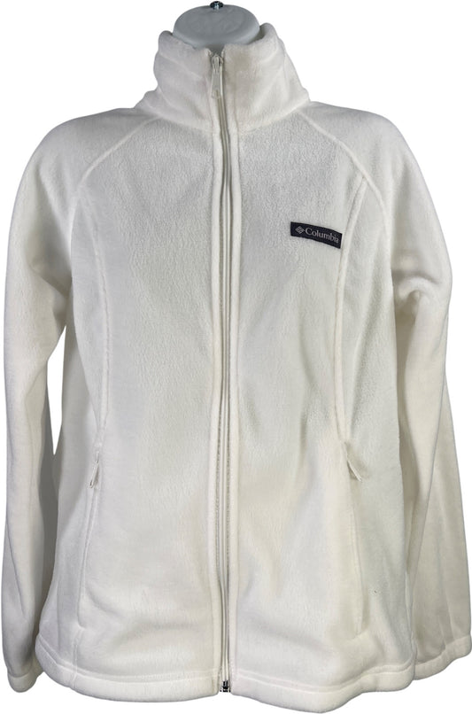 Columbia Women’s White Benton Springs Full Zip Fleece Jacket - M