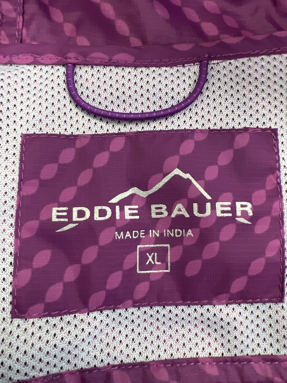 Eddie Bauer Women’s Purple Long Sleeve Mesh Lined Windbreaker Jacket - XL