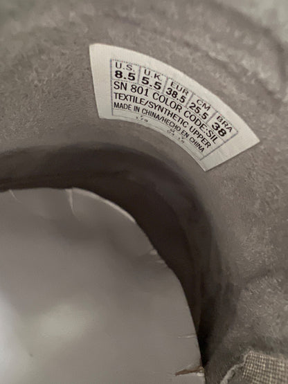 Skechers Women’s Silver Metallic Shiny Dancer Street Loafer Shoes - 8.5