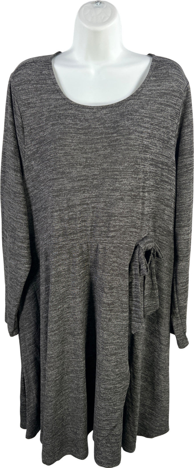 Torrid Women’s Gray Super Soft Plush Long Sleeve Sweater Dress - Plus 2