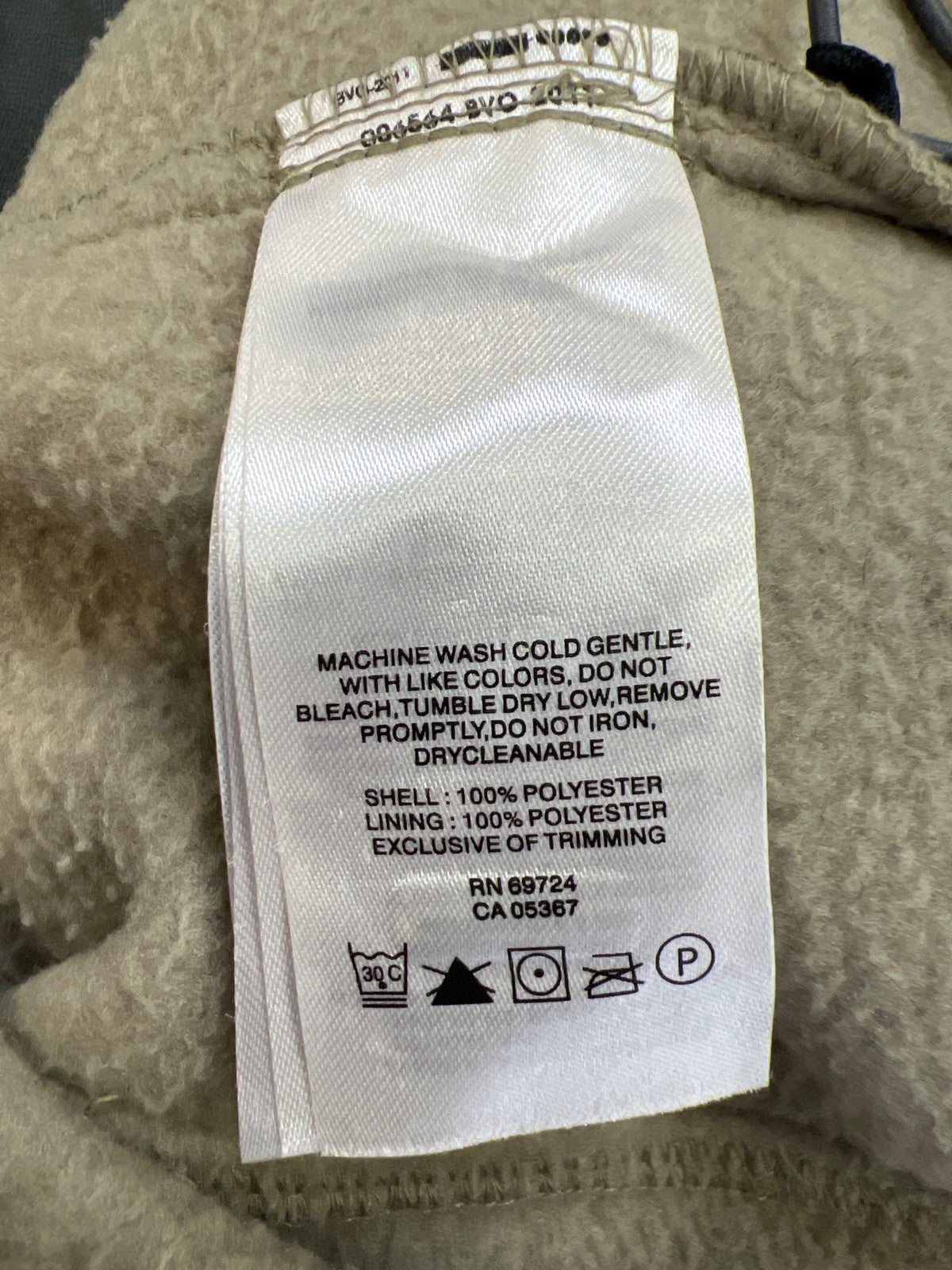 Columbia Men’s Beige/Taupe Steens Mountain Full Zip Fleece Jacket - L