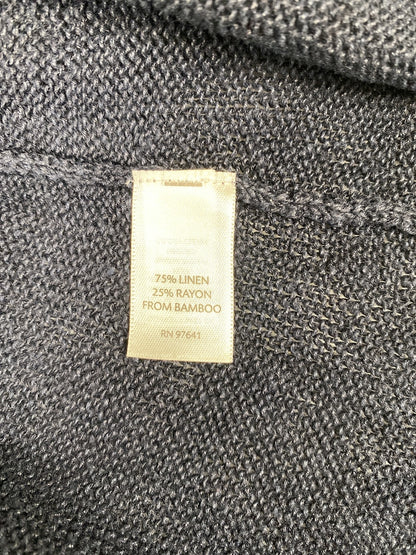 J.Jill Women’s Blue Linen Blend Sleeveless Cardigan Sweater - XS