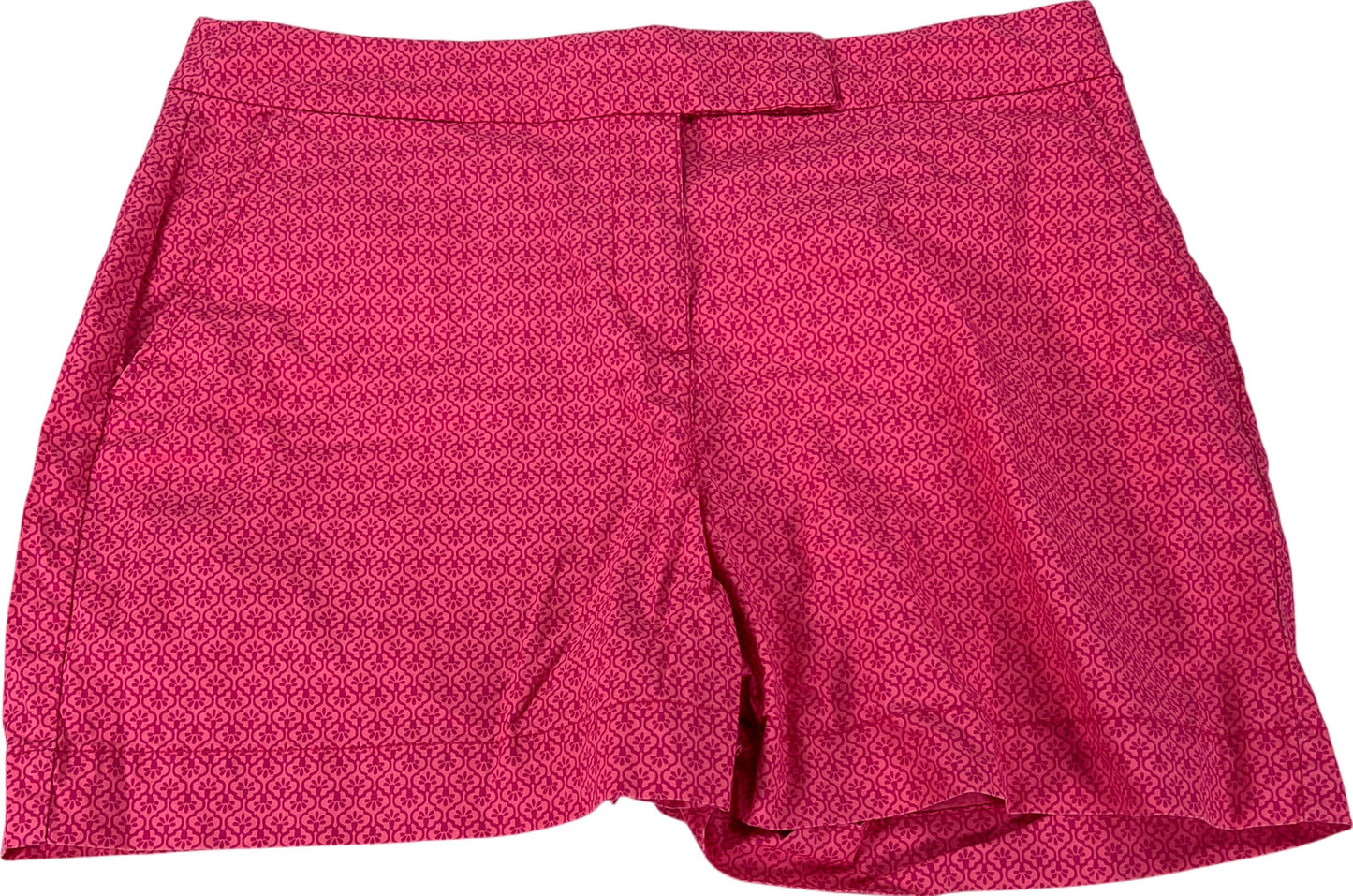 NEW Izod Women’s Pink Hot Tropic Bermuda Walking Shorts - 14