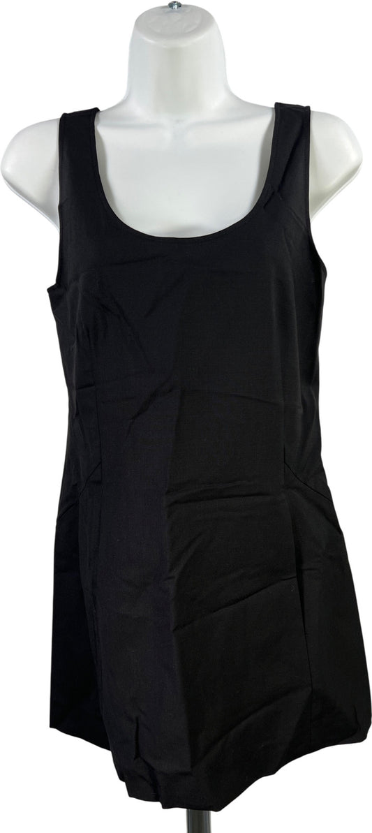 Theory Women’s Black Sleeveless Side Zip Tank Top Blouse - Petite