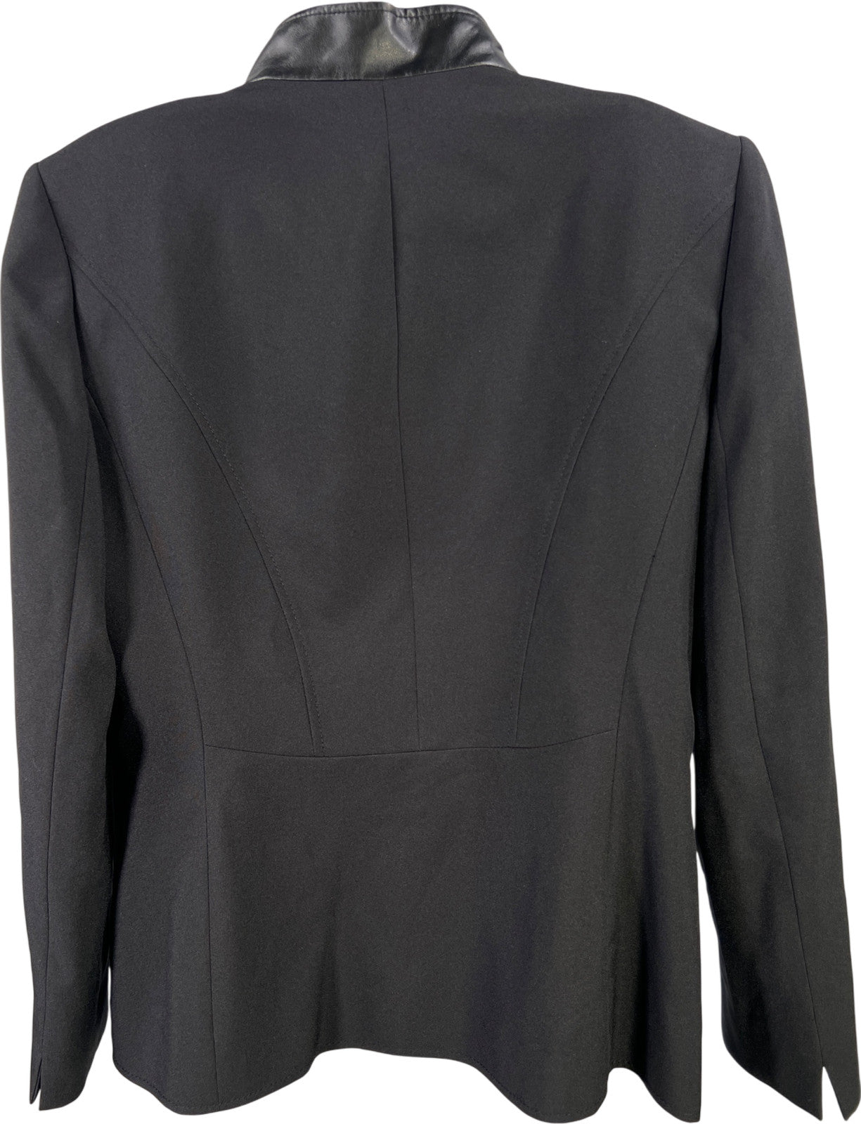 Tahari Women’s Black Long Sleeve One Button Blazer Jacket - 14