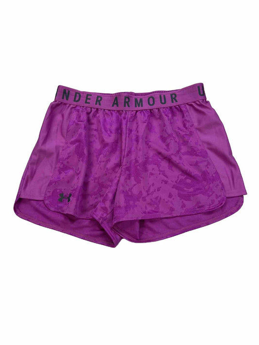 Under Armour Women's Purple Loose Fit Athletic Shorts - S