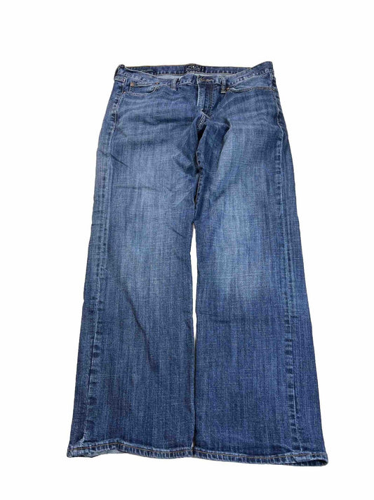 Lucky Brand Men's Medium Wash 361 Vintage Straight Jeans - 34x30