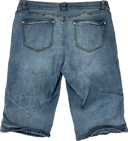 Wit and Wisdom Women’s Light Wash Bermuda Jean Shorts - 14