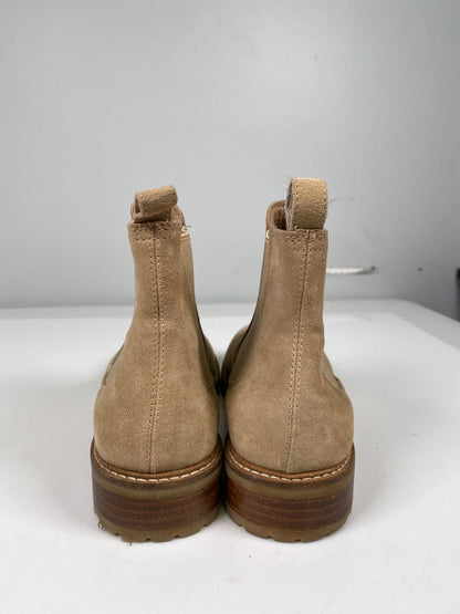 Steve Madden Women’s Tan/Beige Suede Leopold Chelsea Boots - 8.5