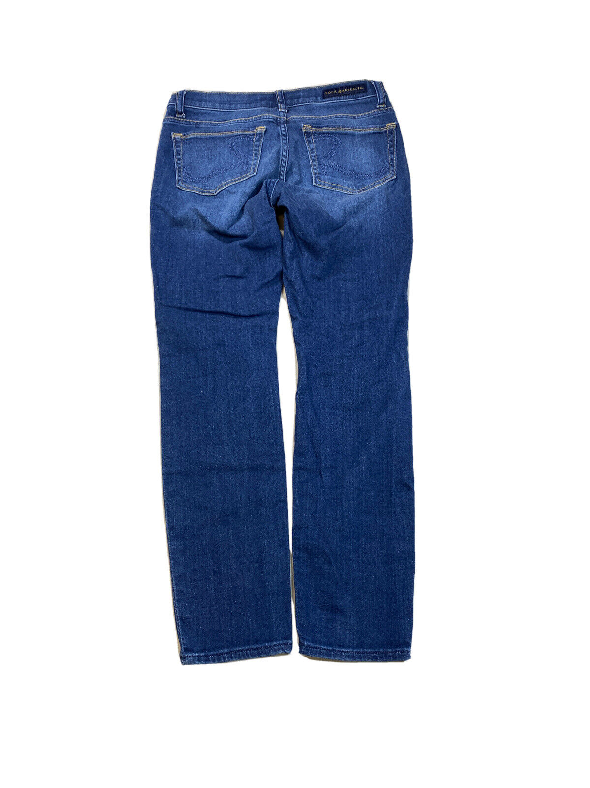 Rock and Republic Women's Medium Wash Kashmiere Crop Denim Jeans - 4
