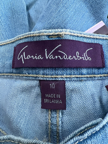 Gloria Vanderbilt Women’s Light Wash Amanda Tapered Leg Denim Jeans - 10