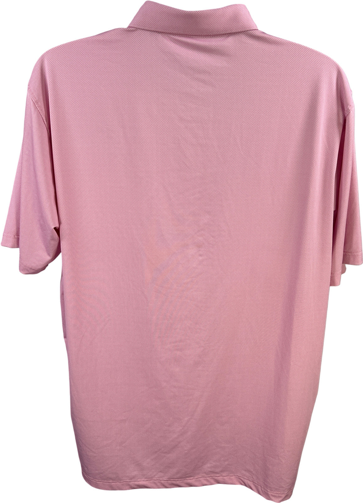 Turtleson Men’s Pink Short Sleeve Athletic Golf Polo Shirt - XL