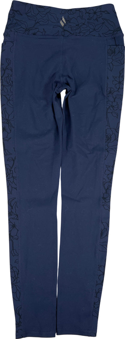 Skechers Women’s Navy Blue Floral Go Flex High Waisted Leggings - S