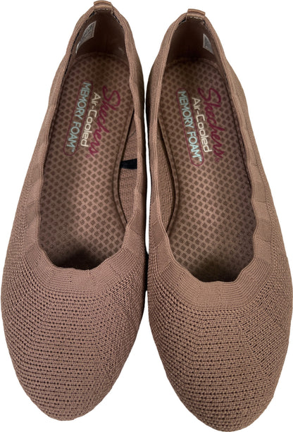 Skechers Women’s Brown Air Cooled Stretch Memory Foam Flats - 6.5