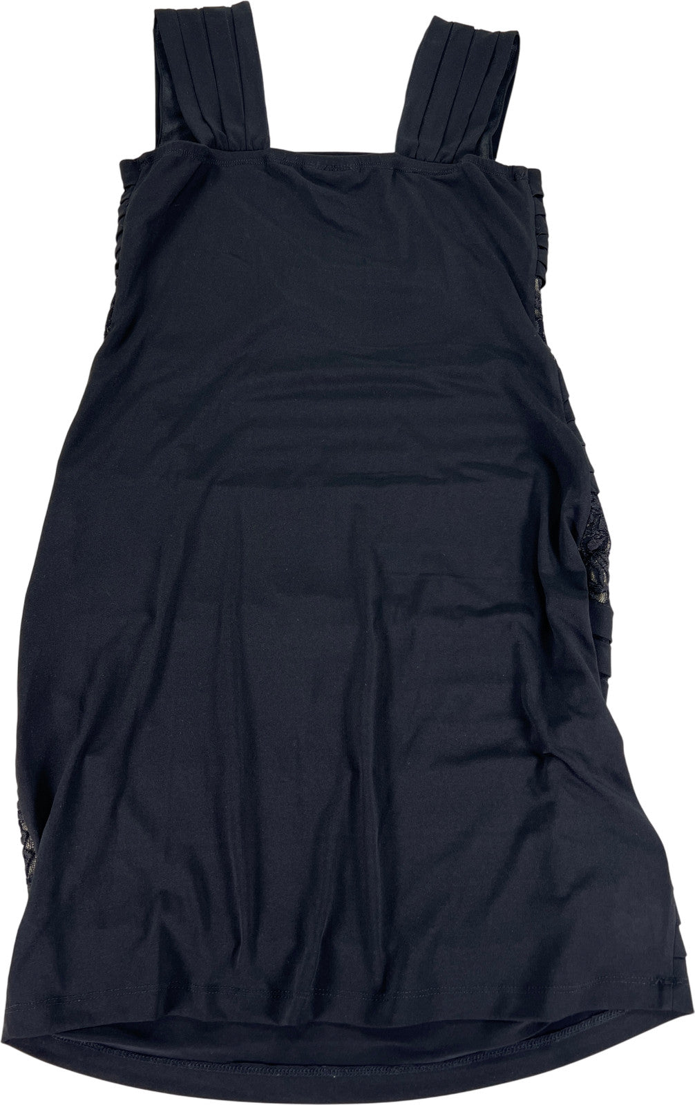 Carole Little Womens Black Lace Accent Sleeveless Short Formal Sheath Dress - 10