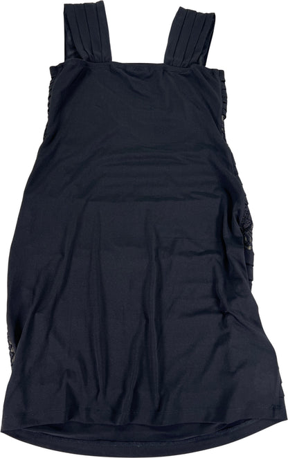 Carole Little Womens Black Lace Accent Sleeveless Short Formal Sheath Dress - 10