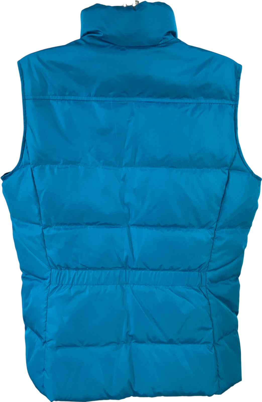 Lands End Women’s Blue Full Zip Down Filled Puffer Vest - M