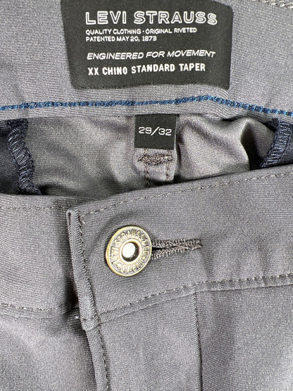 Levi’s Men’s Gray Engineered for Movement Chino Standard Taper Pants - 29x32