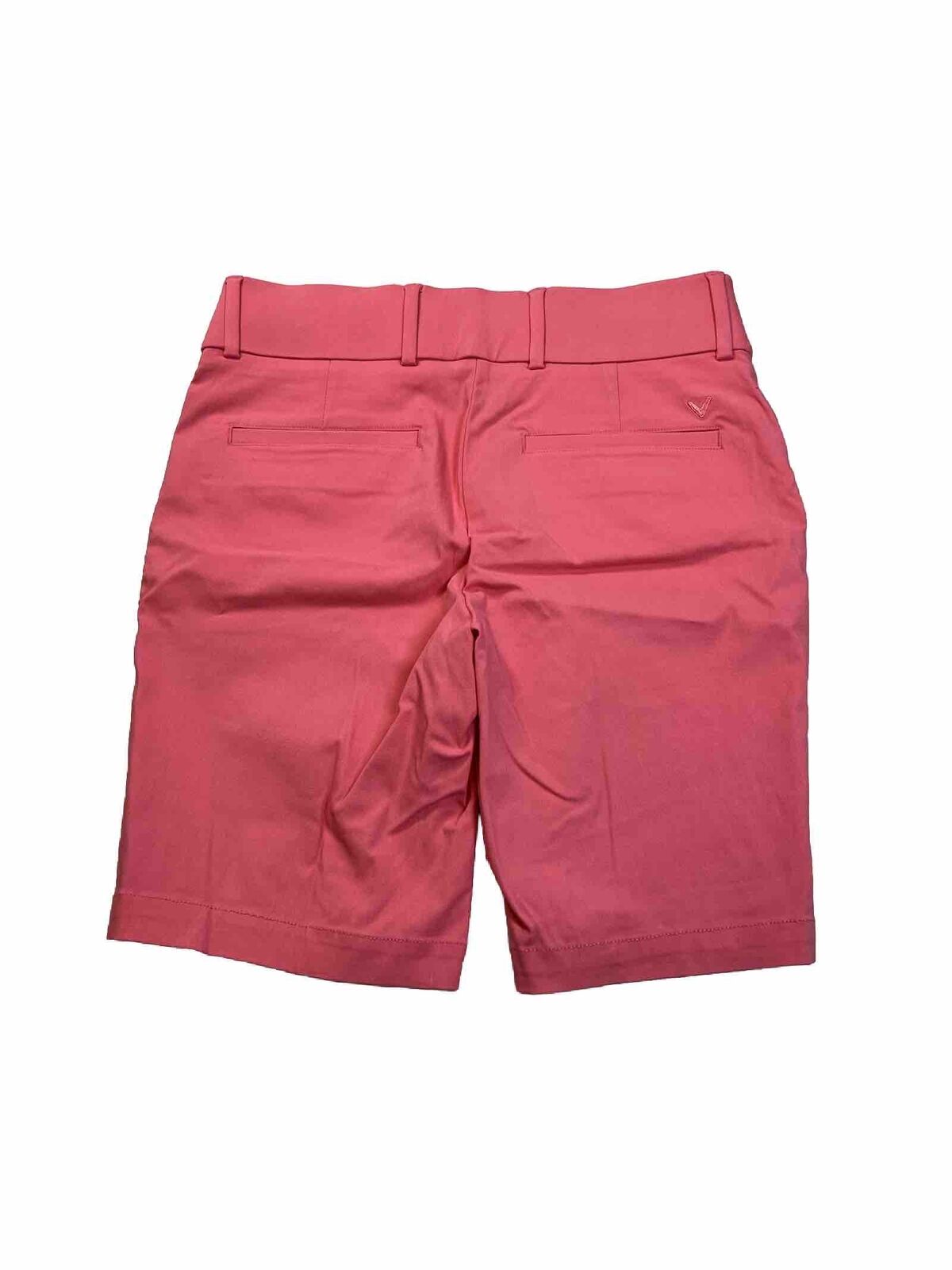Callaway Women's Pink Opti-Dri Knee Length Athletic Golf Shorts - M