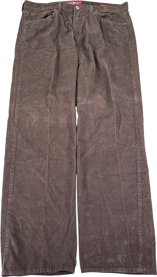 Lucky Brand Men’s Brown 361 Vintage Straight Corduroy Pants - 38X32