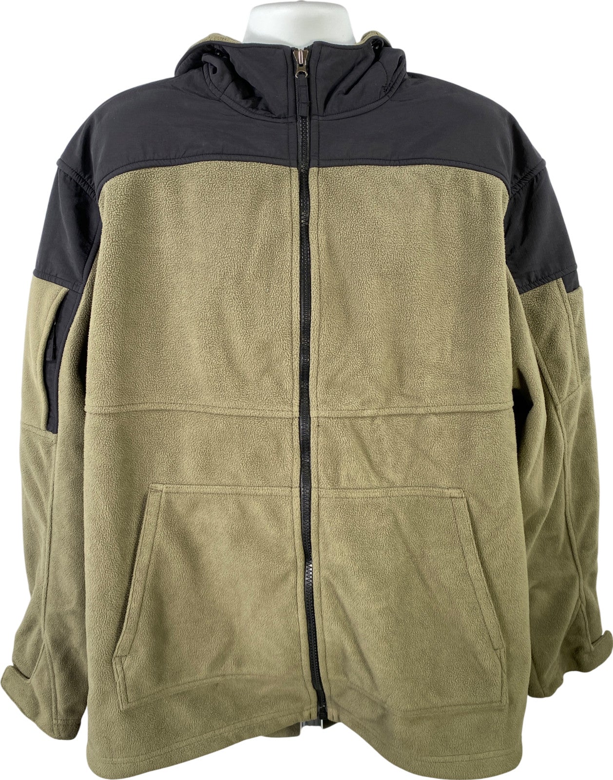 Duluth Trading Men’s Green Long Sleeve Full Zip Fleece Jacket - 2XL Tall