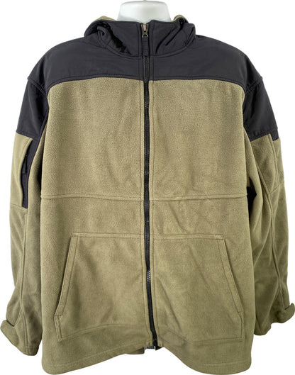 Duluth Trading Men’s Green Long Sleeve Full Zip Fleece Jacket - 2XL Tall