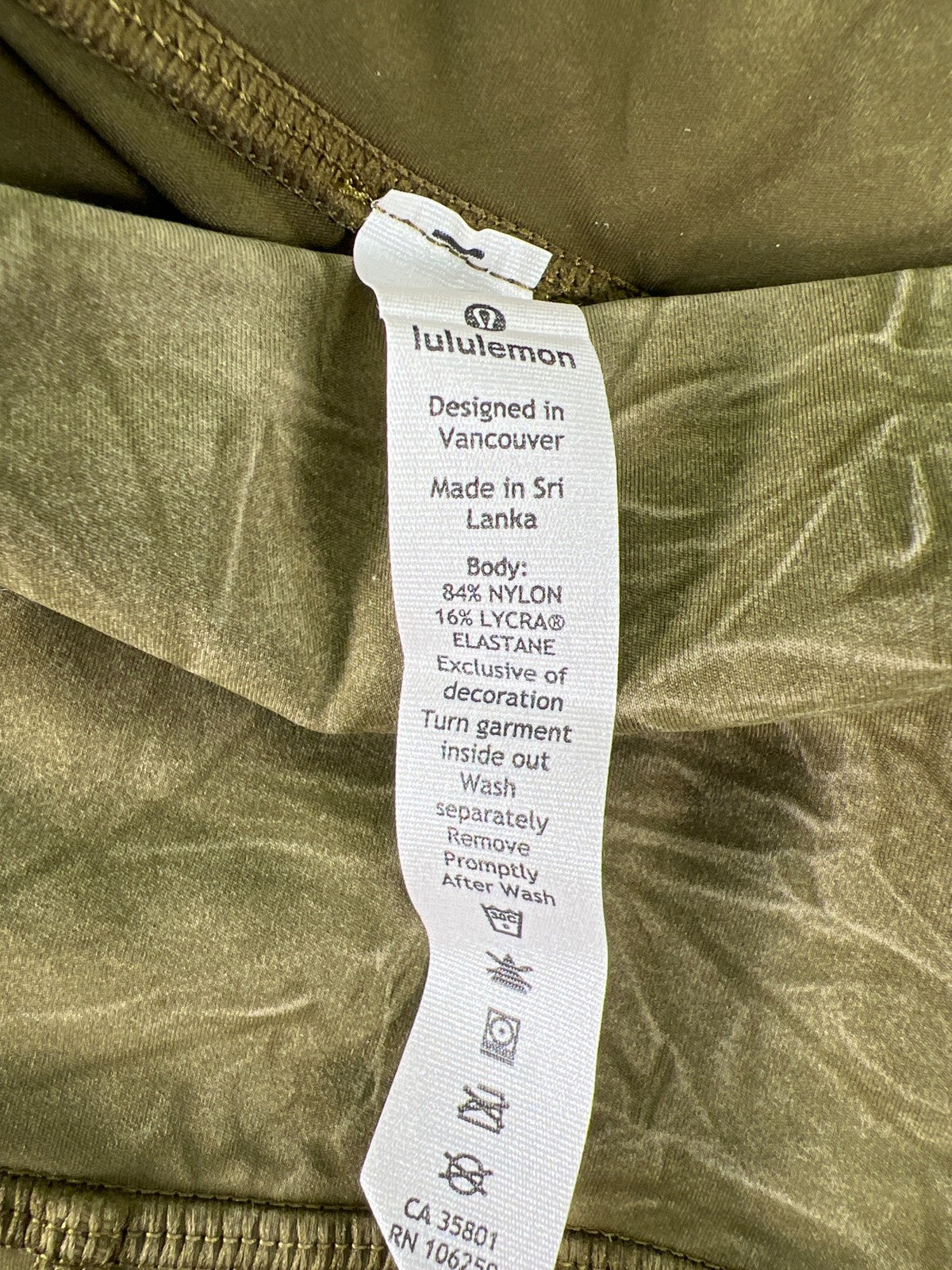 Lululemon Women’s Ice Wash Green Fast Free Tight II 25” Ice Dye Leggings - 6