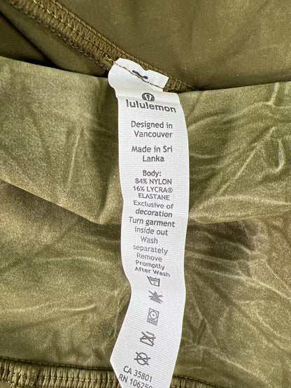 Lululemon Women’s Ice Wash Green Fast Free Tight II 25” Ice Dye Leggings - 6