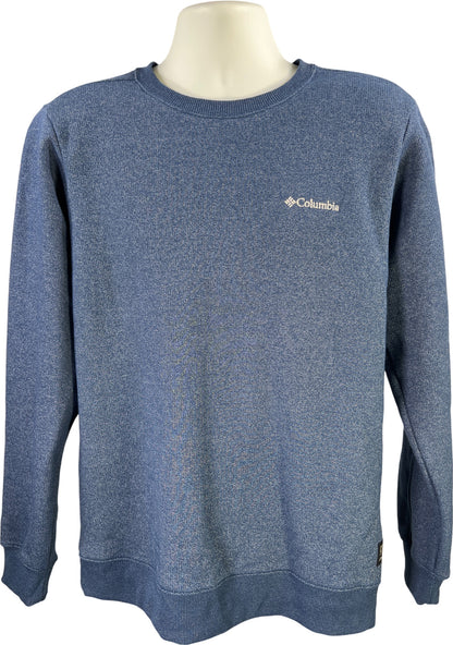 Columbia Men’s Blue Fleece Lined Crewneck Sweatshirt - M