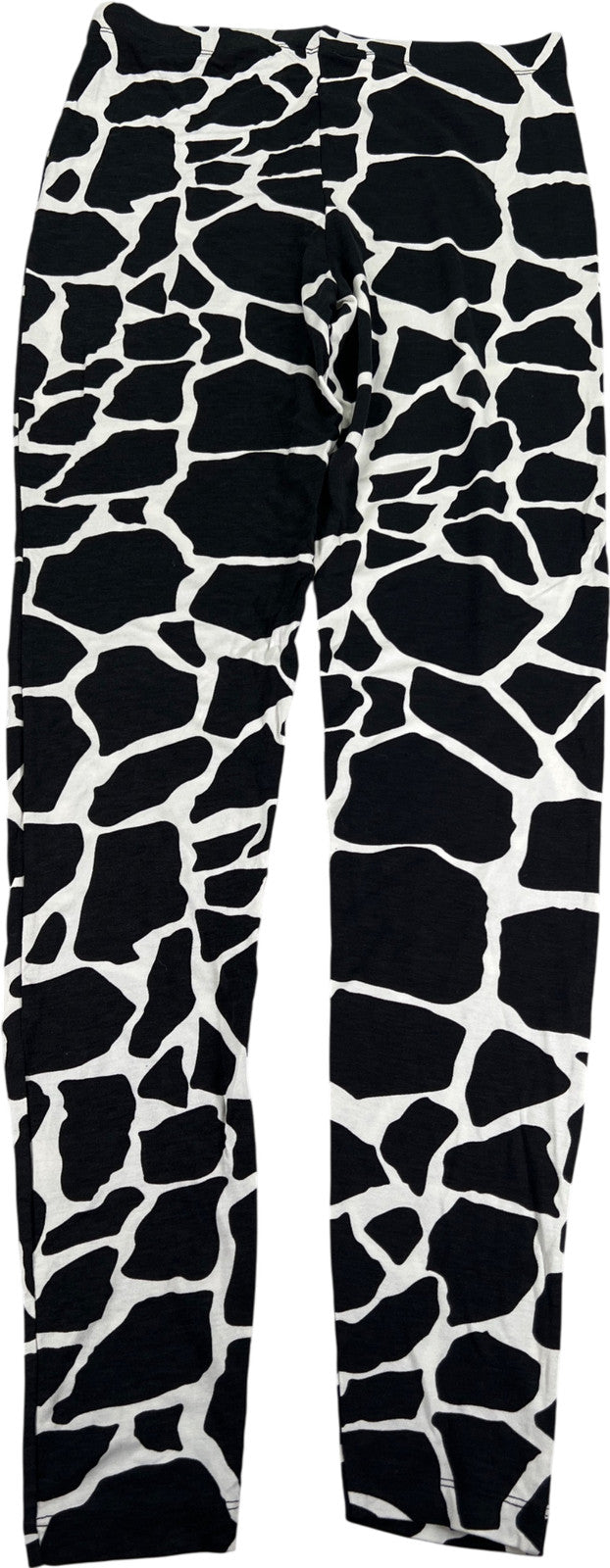 Asks Women’s Black/White Thin Pull On Leggings - 8