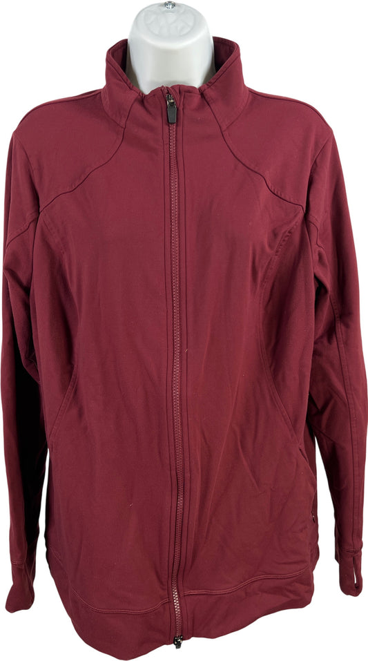 Duluth Trading Women’s Burgundy/Red Long Sleeve Athletic Shirt - L